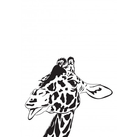 Art Poster Print - Giraffe